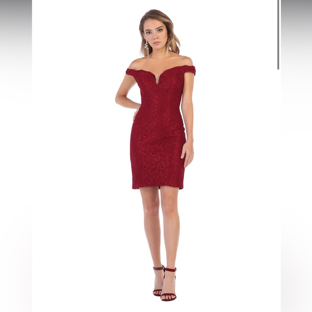 May Queen Red Prom Dress MQ1597